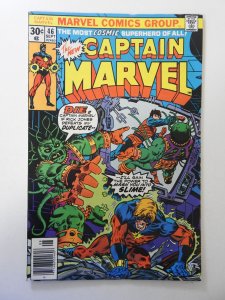 Captain Marvel #46 (1976) VG+ Condition moisture stain
