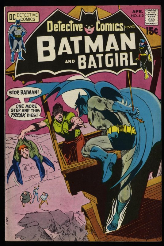 Detective Comics #410 VF+ 8.5 Batman! Batgirl!