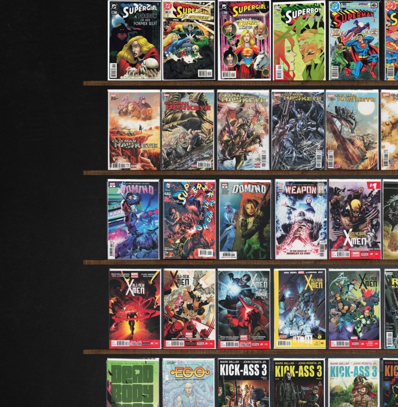 Huge Lot 160+ Comics with Old Man Hawkeye, Weapon H, Trillium & More!