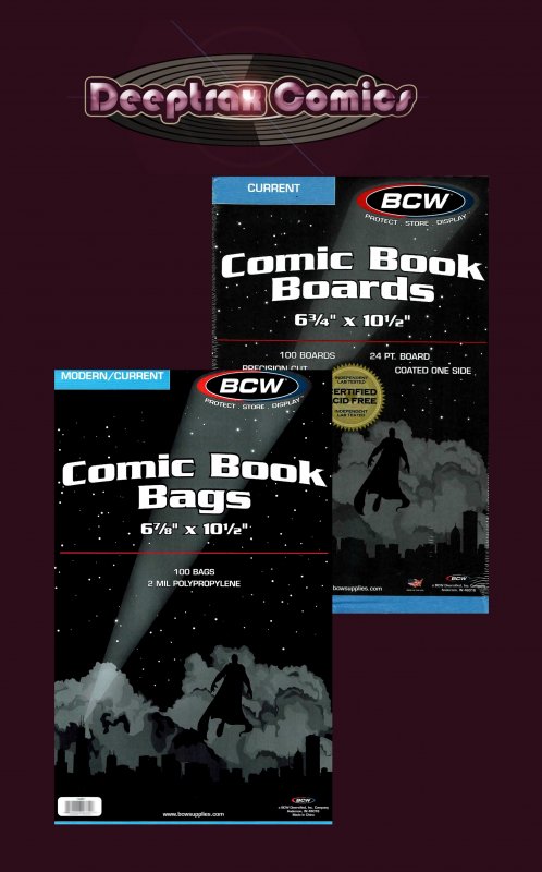 100 BCW Current Bags and Boards