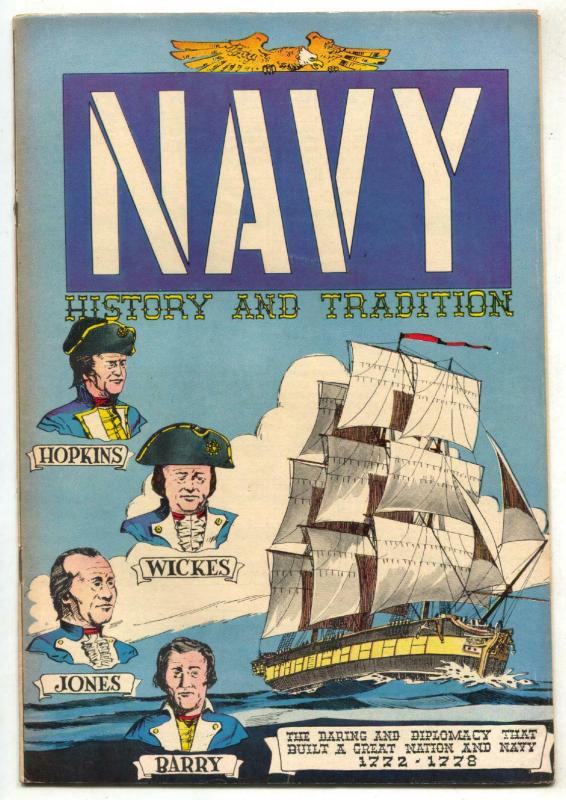 Navy History and Tradition 1772-1778- comic book