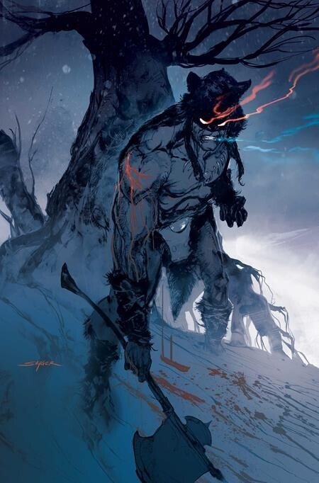 Fire & Ice: Darkwolf #1 Stuart Sayger 1:15 Virgin Variant Cover PRESALE!