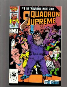 Lot of 10 Squadron Supreme Marvel Comic Books #1 2 3 4 6 7 8 9 10 12 SB3