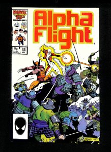 Alpha Flight #34 1st Full Lady Deathstrike!