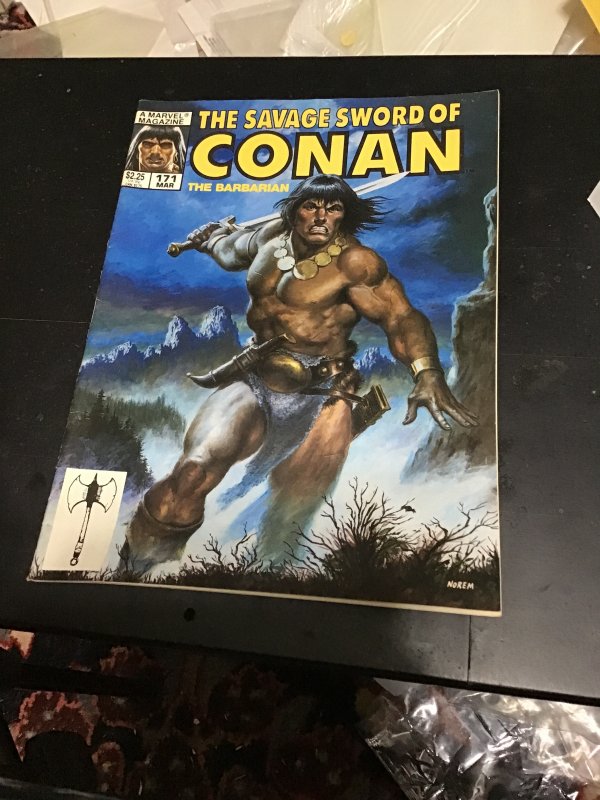 Savage Sword of Conan  #171  Hunter's Moon, Shattered Innocence High-Gra...