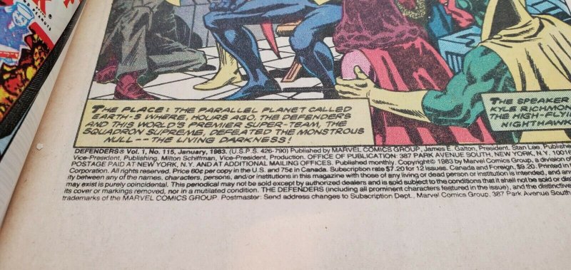 DEFENDERS #115 (1972 Series) 1983 (MARVEL) VF/NM