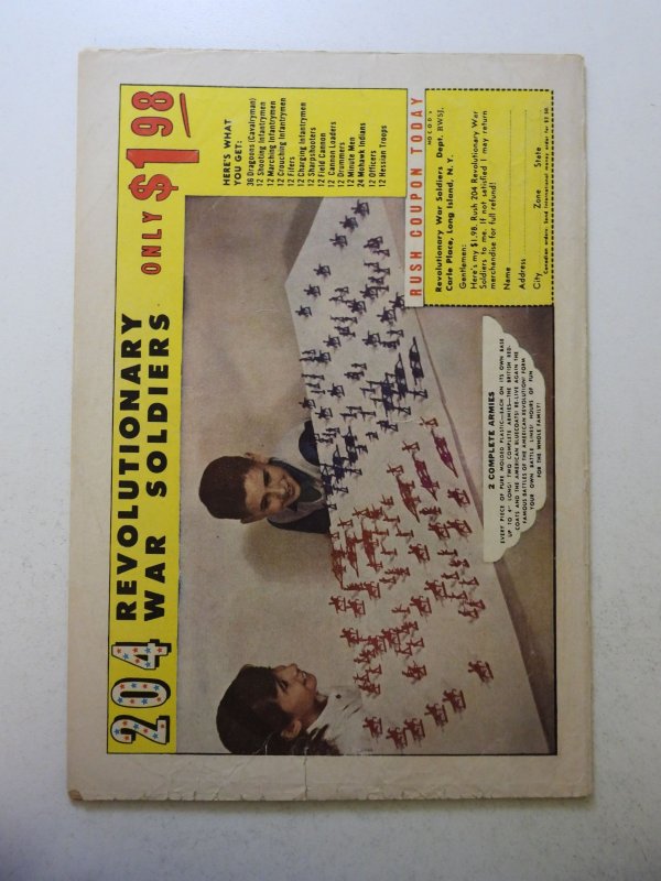 Star Spangled War Stories #105 (1962) GD Condition cover detached