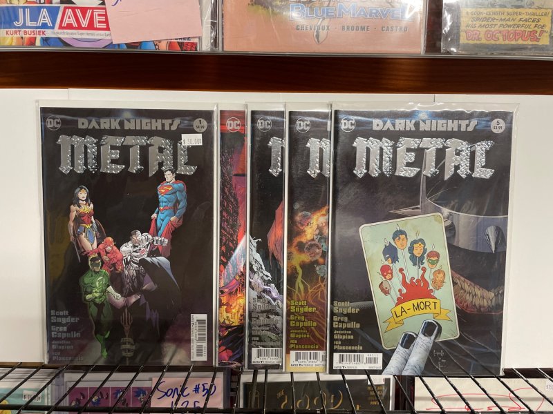 Dark Nights: Metal #1-6, Dark Days Forge/Casting, Batman Lost/Hawkman Found 2018