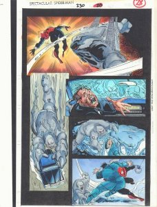 Spectacular Spider-Man #230 p.28 Color Guide Art - Ben Reilly by John Kalisz