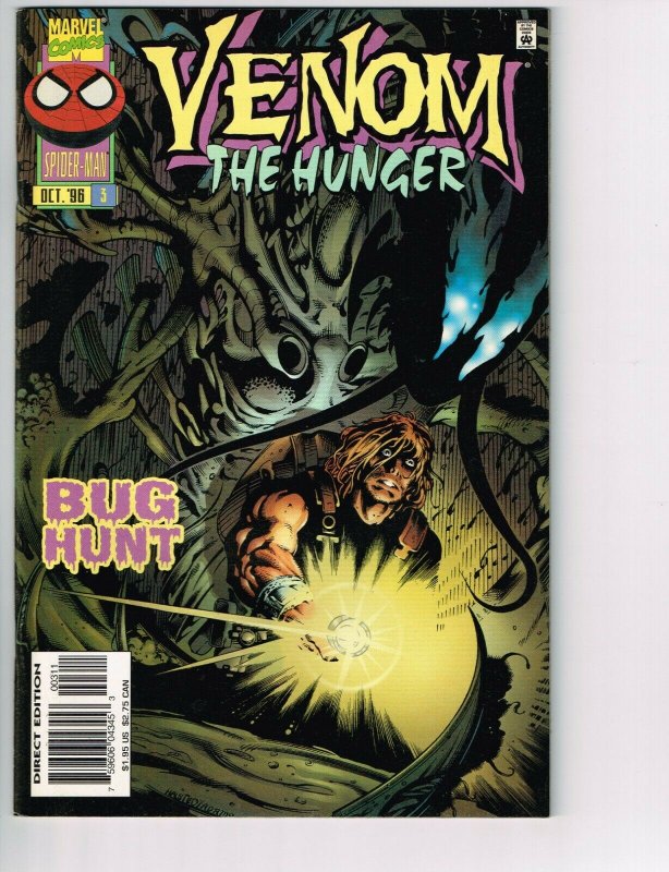 Venom: The Hunger #1, 3, 4 (1996) *Symbiote Craves Brains*