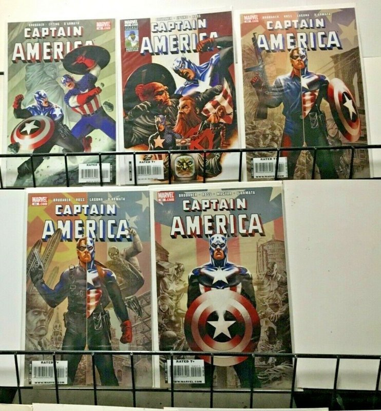 CAPTAIN AMERICA Lot of 42 Comics F/VF 2002-14 - Inc: Chosen, Reborn & Fallen Son