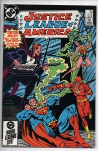 JUSTICE LEAGUE OF AMERICA #237, VF/NM, Wonder Woman Superman, DC, 1985