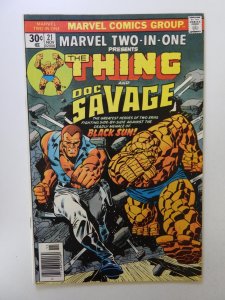 Marvel Two-In-One #21 VF- condition w/ Mark Jewelers insert