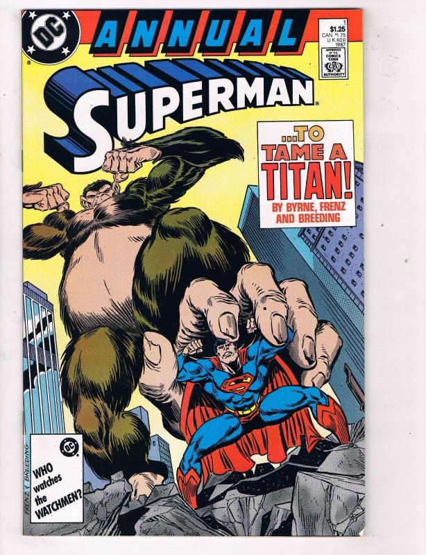 Superman Annual #1 VF DC Comics Comic Book Byrne 1987 DE47 AD33