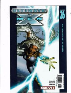 Lot of 3 Ultimate X-Men Marvel Comic Books #26 27 28 J197