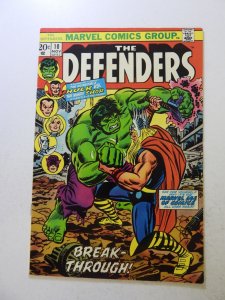 The Defenders #10 (1973) VF- condition