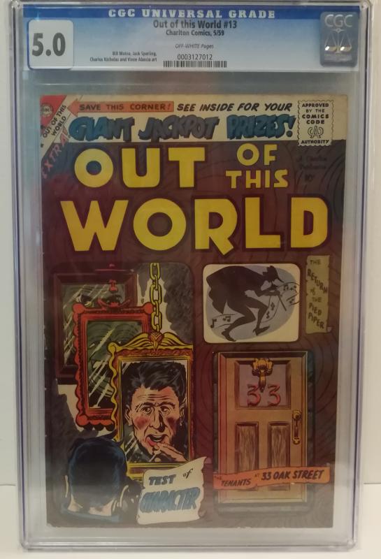 Out of this World, #13 May 1959, CGC graded 5.0