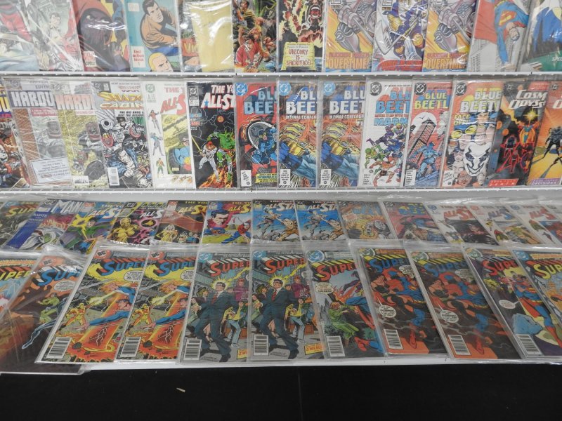 Huge Lot 140+ Comics W/ Superman, Blue Beetle, X-Force, +More! Avg VF- Condition
