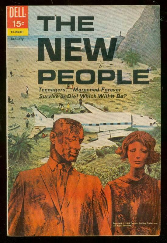 NEW PEOPLE #1  JAN 1970-DELL COMICS-TV PHOTO COVER FN