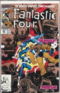 Fantastic Four #347 Second Print Cover (1990) Fantastic Four