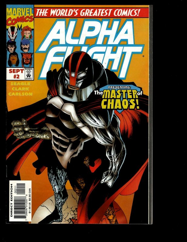 12 Alpha Flight Marvel Comics 1 2 3 4 5 6 8 10 11 12 13 14 Wolverine Canada GK16