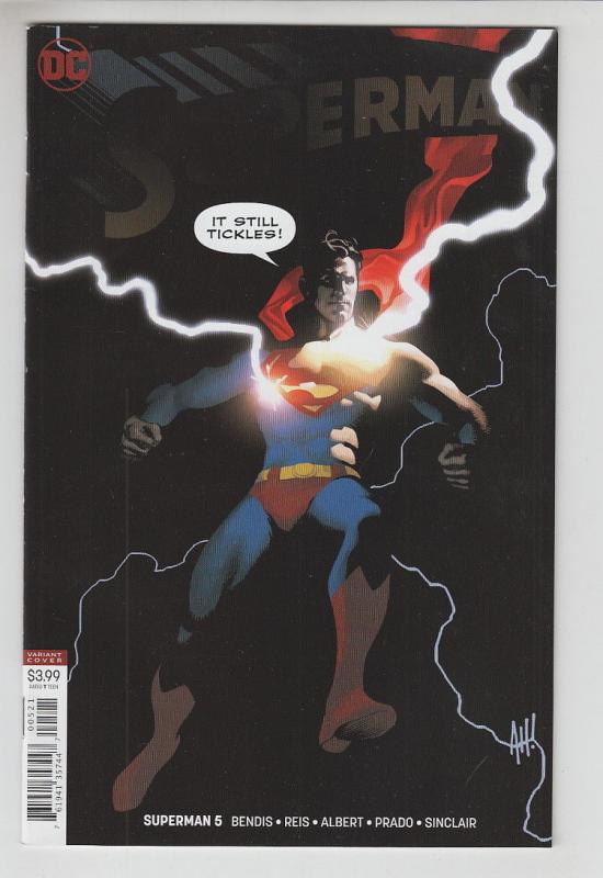 SUPERMAN (2018 DC) #5 VARIANT ADAM HUGHES NM