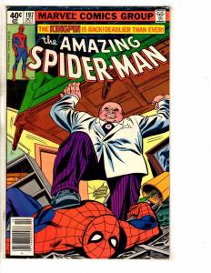 Amazing Spider-Man # 197 FN Marvel Comic Book Goblin MJ Vulture Gwen J272