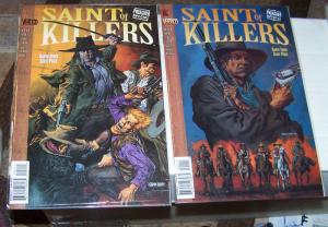 Saint of killers # 1+ 2  preacher special   PAINTED COVER BY FABRY garth ennis
