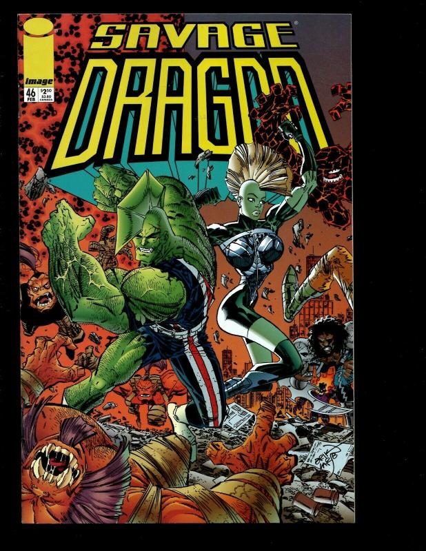 12 Savage Dragon Image Comics # 21 34 35 36 38 39 40 41 44 46 47 48 Hellboy EK10