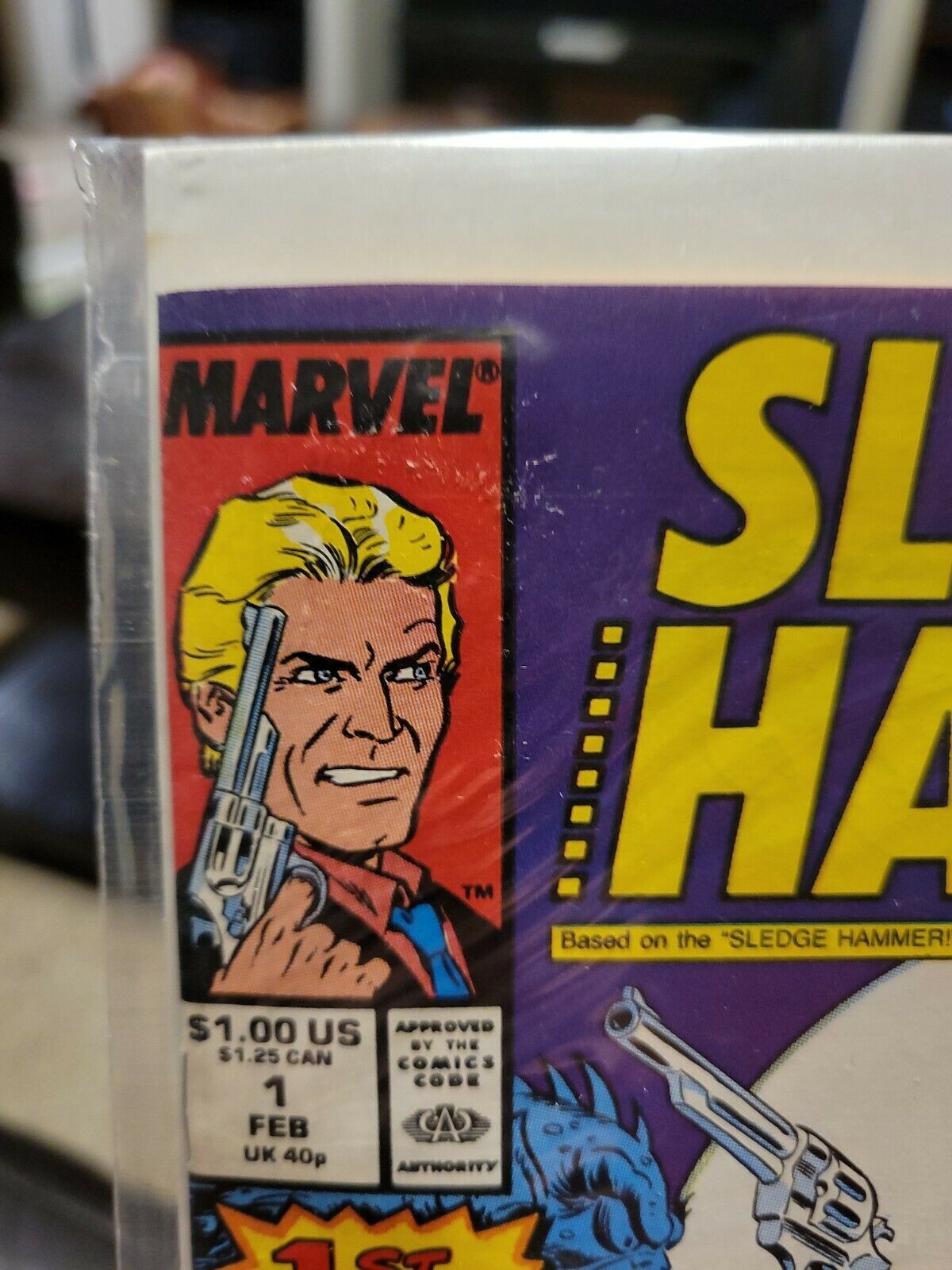 Vintage Marvel Sledge Hammer 1 Comic Book Comic Books Copper Age