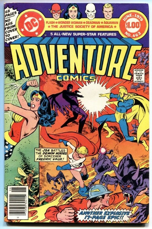 ADVENTURE COMICS #463 1979-JUSTICE SOCIETY OF AMERICA