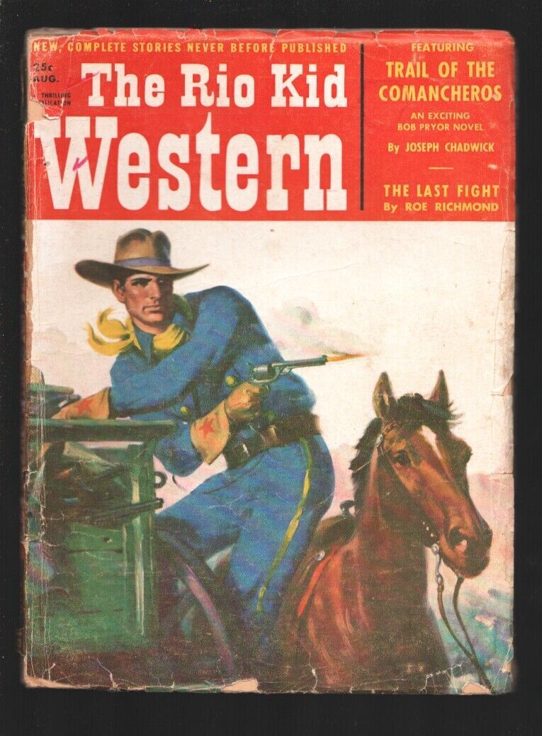 Western Novels and Short Stories Pulp August