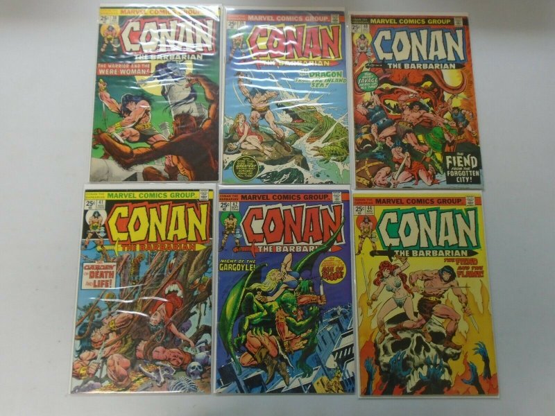 Bronze age Conan lot 11 different 25c covers from #38-50 avg 4.0 VG (1974-75)