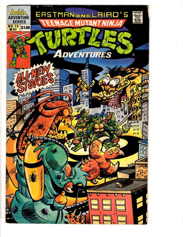 Teenage Mutant Ninja Turtles Adventures # 10 VG Archie Series Comic Book J295