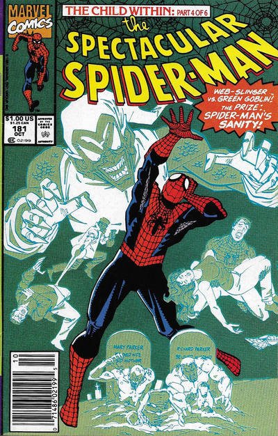 Spectacular Spider-Man, The #181 (Newsstand) FN ; Marvel | Green Goblin ...