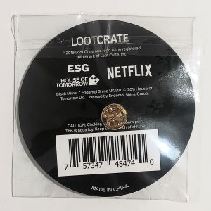 BINGE LOOTPIN | BLACK MIRROR U.S.S CALLISTER | NETFLIX | LOOTCRATE 2019