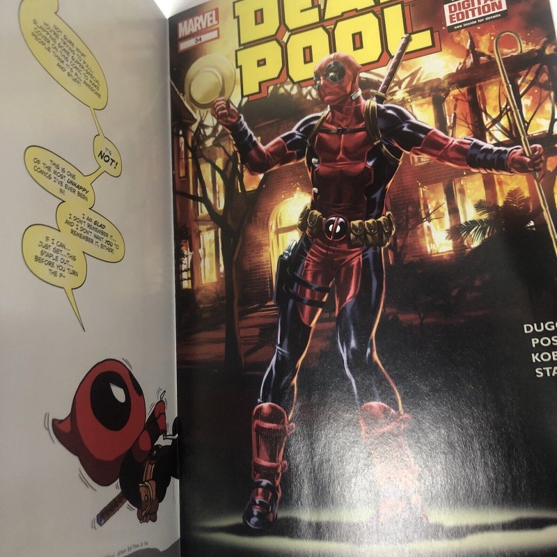 Deadpool Digital Edition (2014) # 34 (NM) Variant Cover • Gerry Duggan • White