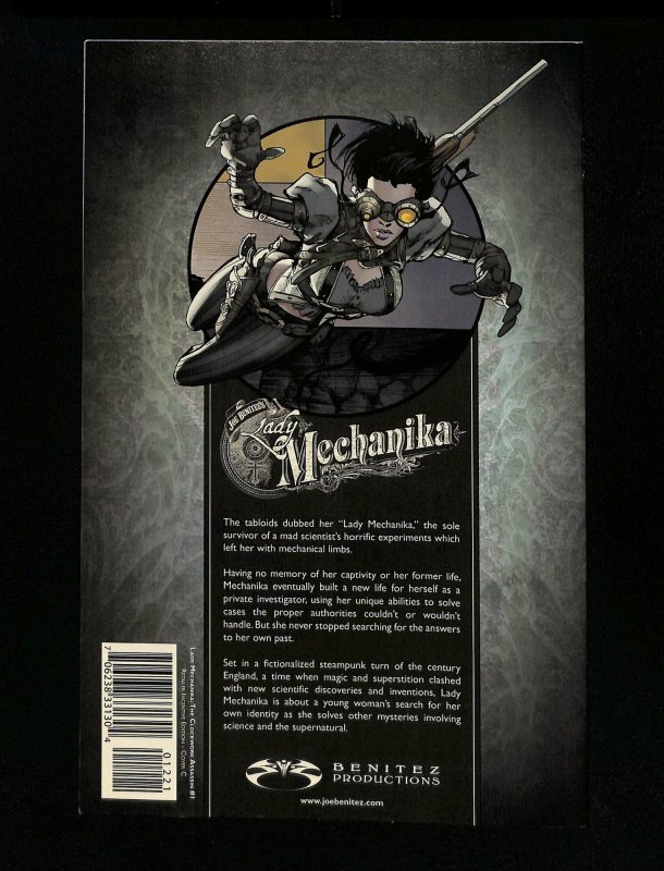 Lady Mechanika: Clockwork Assassin #1 Joe Benitez Sketch Variant