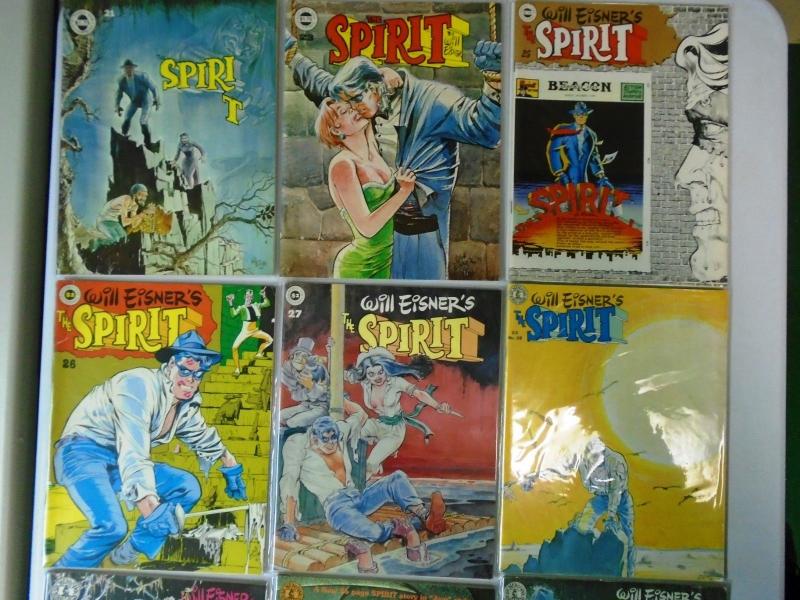 Spirit Mag Lot, Run:#1-41 35 Different issues, Avg 7.0 (1974-83)