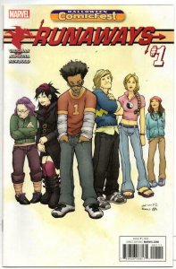 RUNAWAYS #1, NM, Halloween Comicfest, Promo, 2017 Marvel