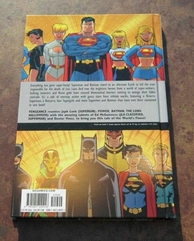 Superman Batman Vengeance Hardcover Book NM 1st Print DC Comic Books 1st Print