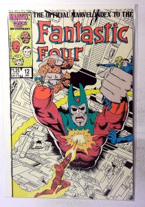 Official Marvel Index to Fantastic Four #12 1987 Marvel Human Torch Comic
