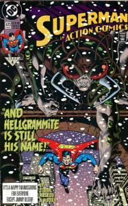 Action Comics #673 FN ; DC | Superman Hellgrammite
