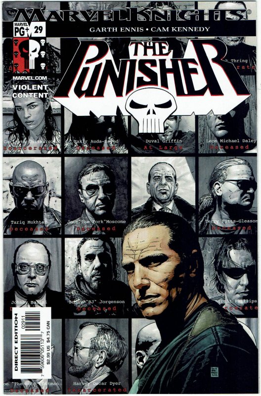 Punisher #29 (2001) Marvel Knights Garth Ennis NM