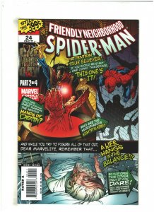 Friendly Neighborhood Spider-man #24 NM- 9.2 One More Day pt.3, Quesada Variant