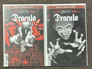 Dracula Black And White Special #1,2 Cover B Set NM Universal Monsters