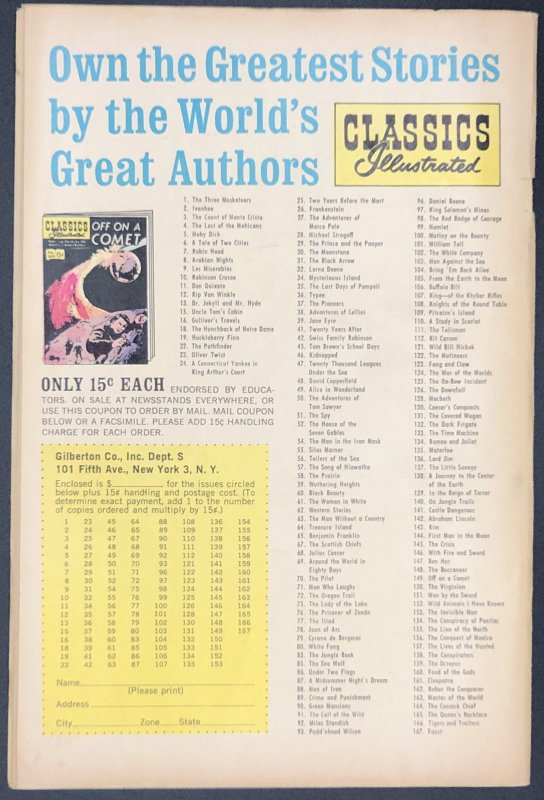 Classics Illustrated #9 (1943)