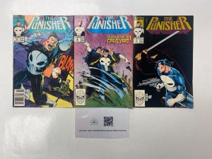 3 Punisher MARVEL comic books #4 8 9 44 KM15