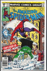 The Amazing Spider-Man #212 Newsstand Edition (1980) Spider-Man [Key Issue]