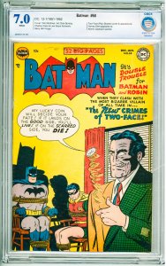 Batman #68 (1951) CBCS 7.0! White Pages!